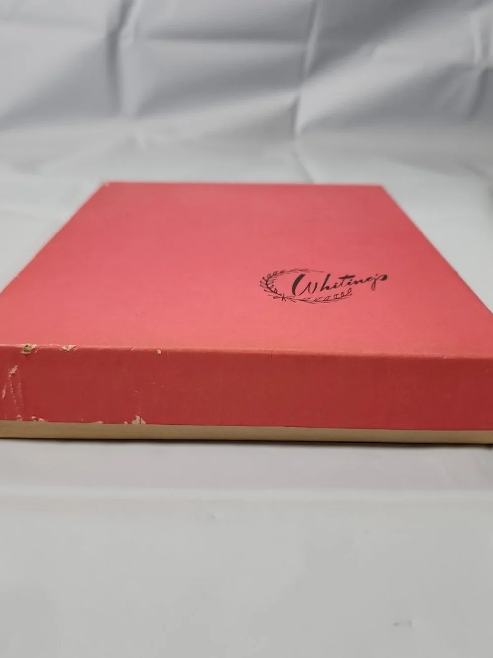 Whiting's Style 35004 Stationery Set Floral Pastel Pink VTG 1970s Near Complete
